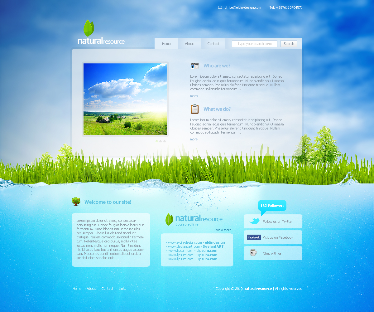 naturalresource Web template