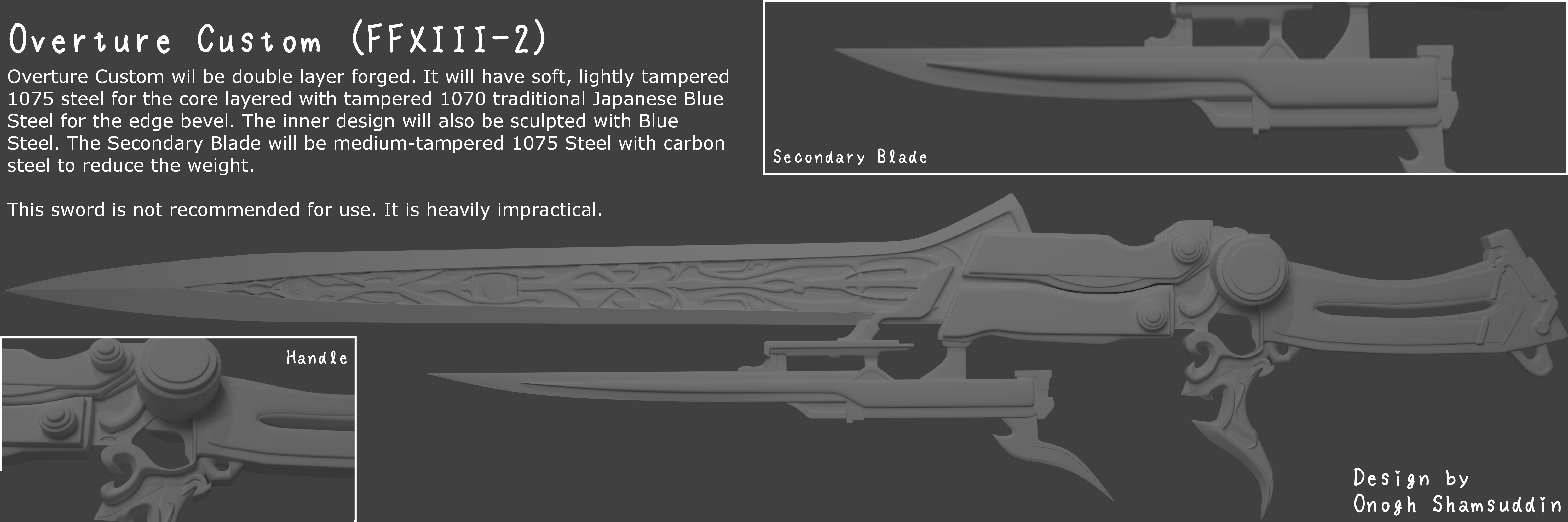 Gunblade Overture (FFXIII-2) by Saberpunkz on DeviantArt