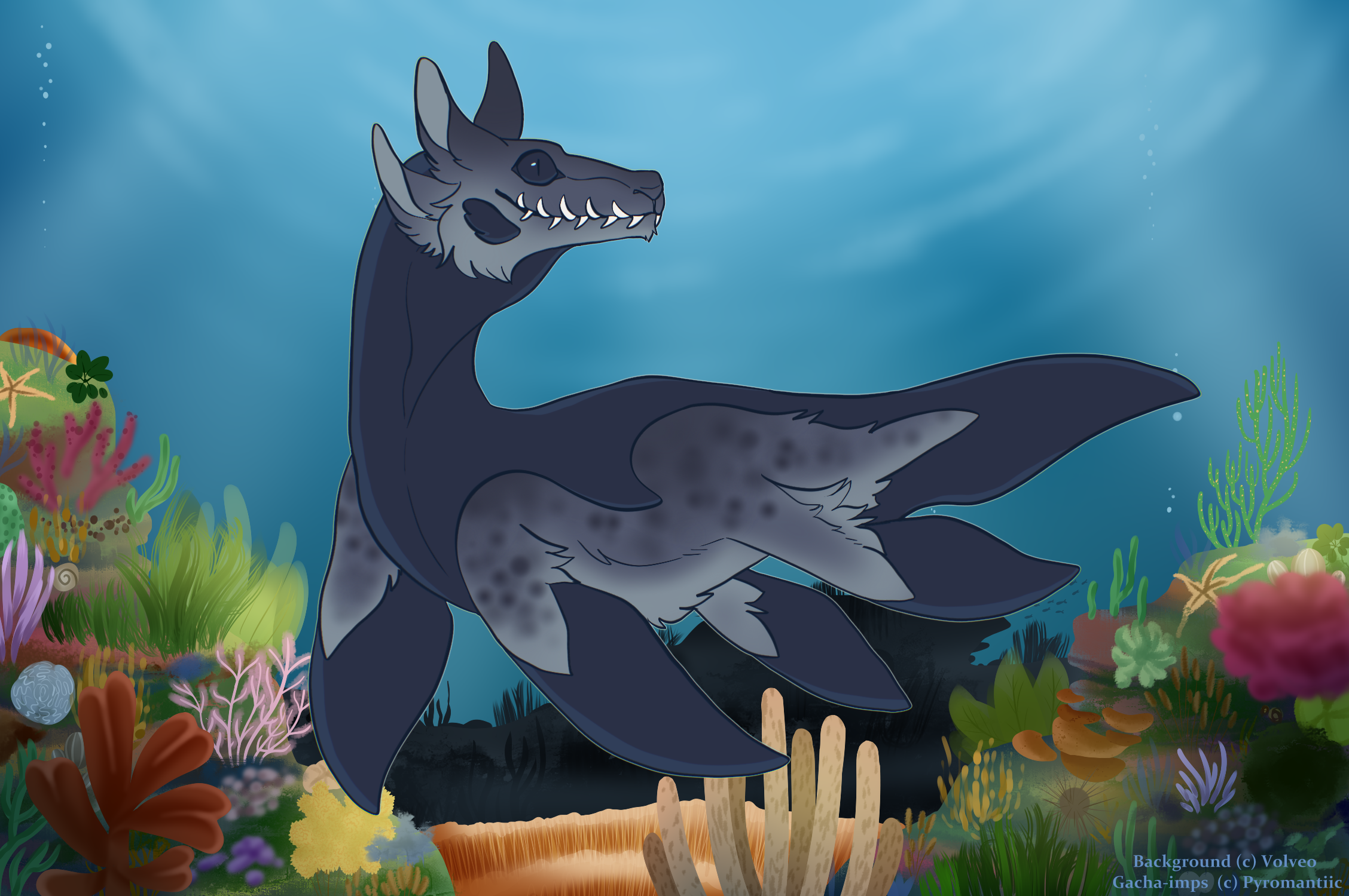 Dinovember: Plesiosaur - 9037