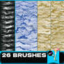 26 Wave Sea Surface: Procreate brushes