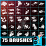75 Oil Paint: PS and Procreate stamp