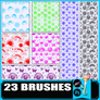 23 Smile Rainbow Brushes: PS Procreate