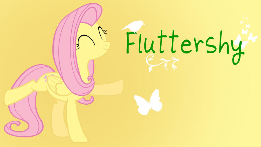 Fluttershy Added Name WP