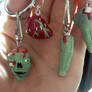 Zombie Parts Charms