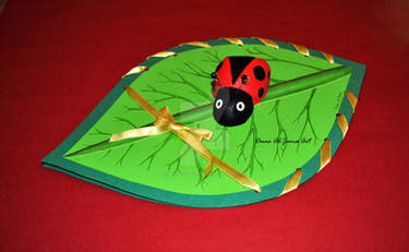leaf Card and a bug