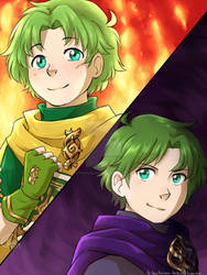 Lugh and Raigh (REDRAWN!)