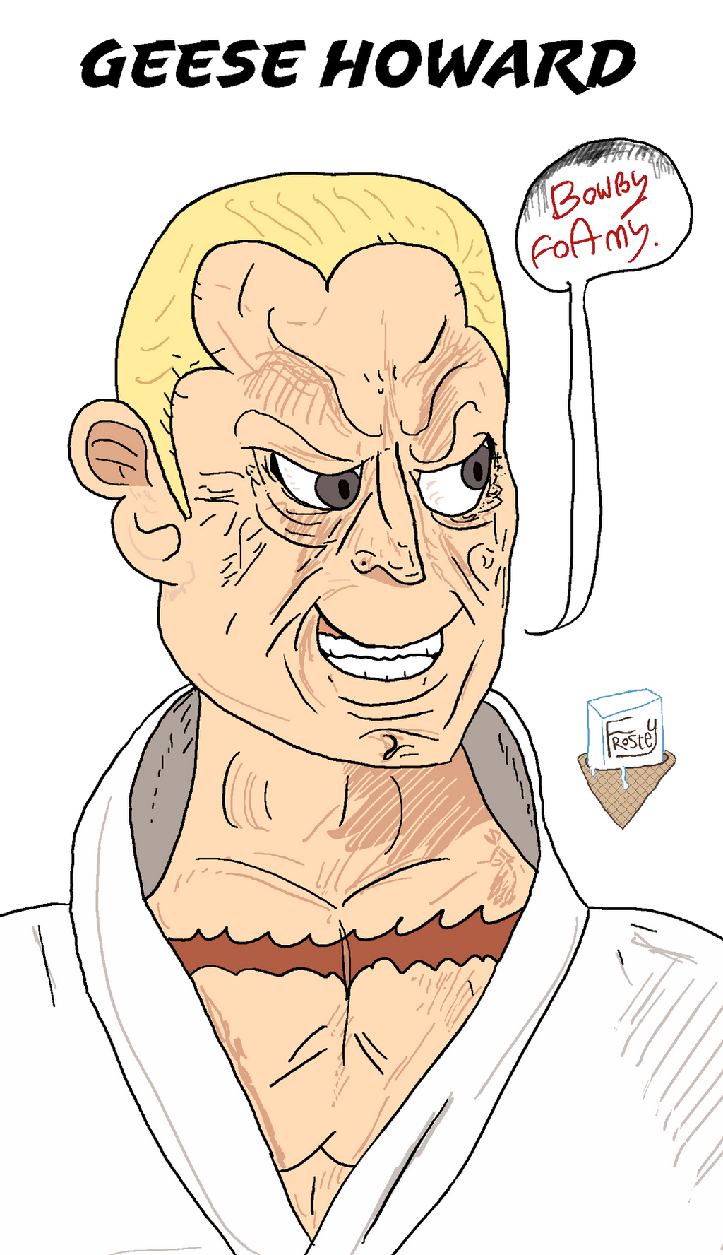 Geese Howard mugshot by SnD-Frostey