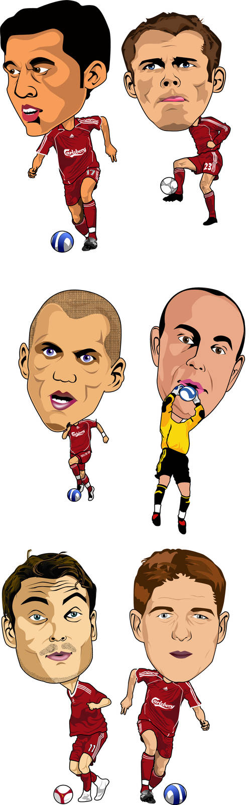 Liverpool Rocks Cartoon Liverpool Caricature by alafsiber on DeviantArt