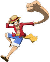 Monkey D. Luffy (Elementals Artstyle)