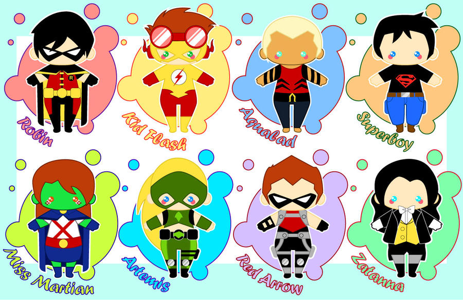 Young Justice Chibis