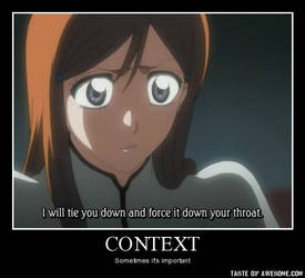 Orihime Demotivator