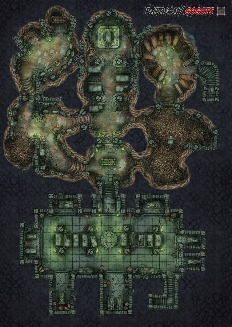 Catacombs by gogots on DeviantArt