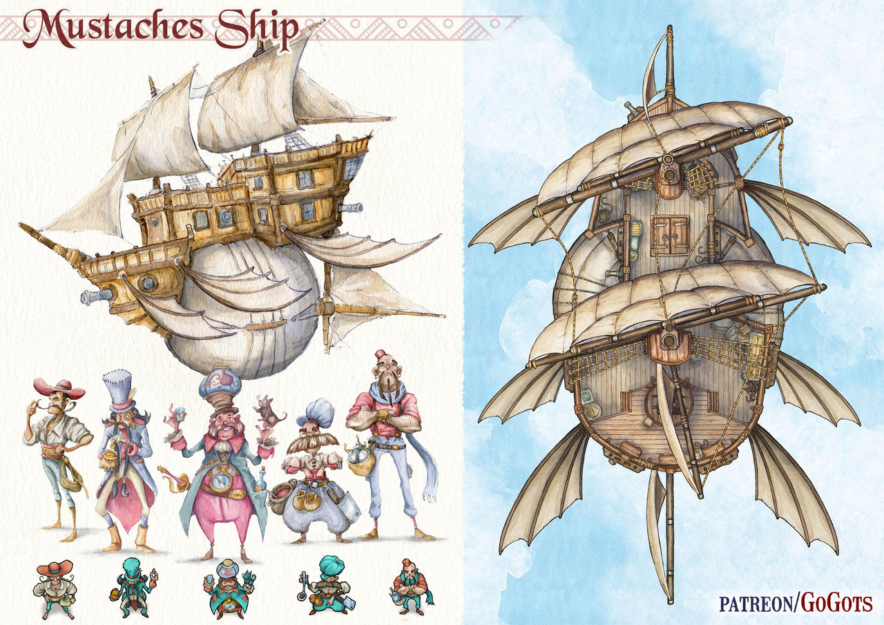 Mustaches ship