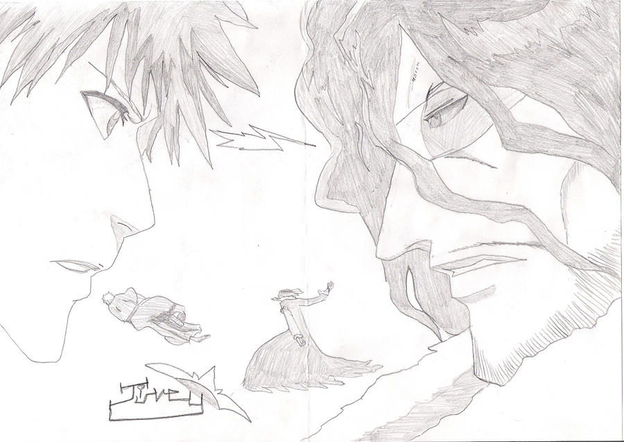Zangetsu and Ichigo by JiVEYtEHbOMB on DeviantArt