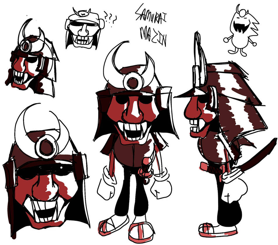 samurai mazin reference by Funnicatfoshboi on DeviantArt