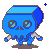 F2U: ulala blue skull