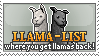 llama-list stamp by emocx