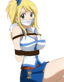 Lucy Heartfilia Tied Up and Gagged