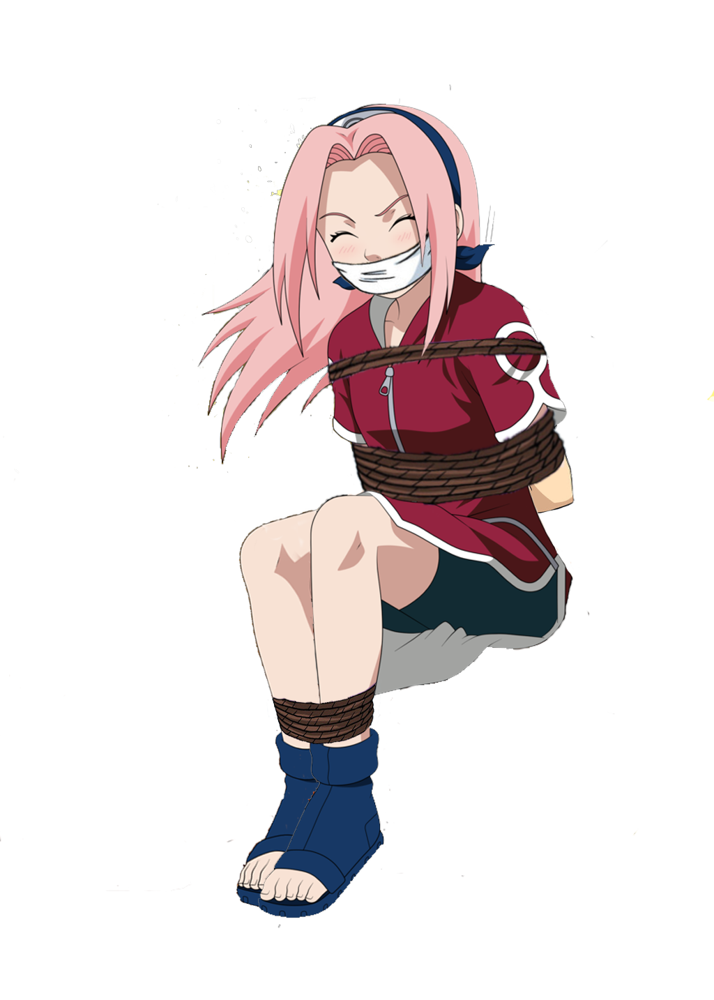 Sakura Haruno Tied Up and Gagged 2