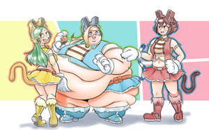 My Hero Academia - Wide Wide Pudgy Cats