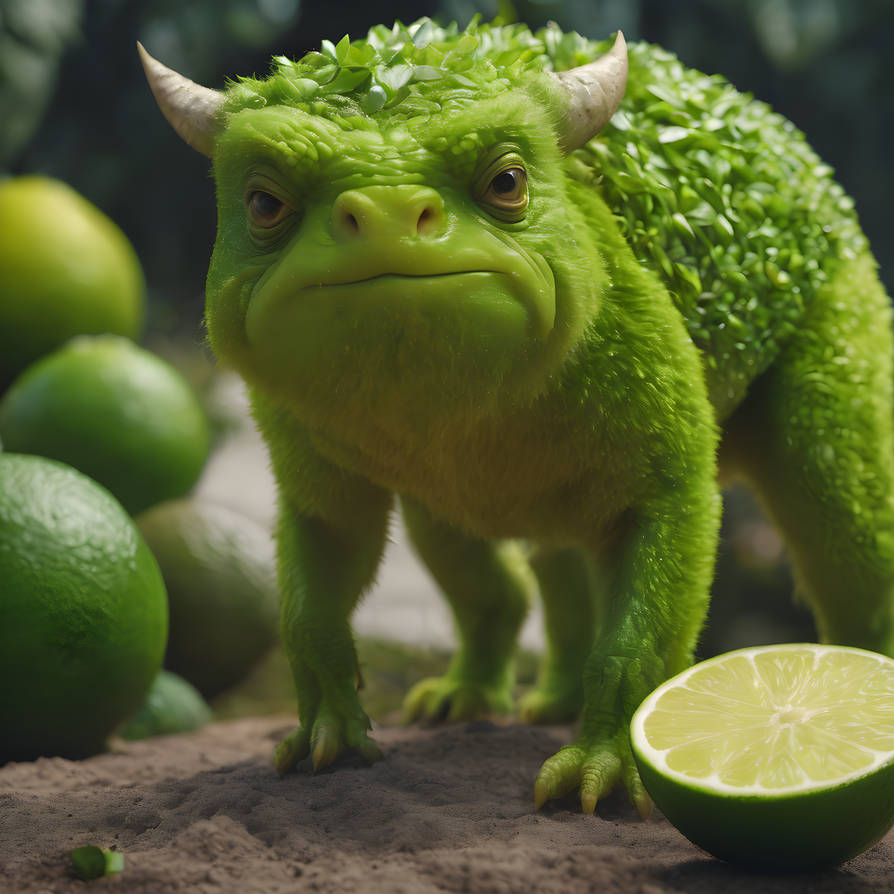 Lime Rabbit Lime Beast by Kumapaws376 on DeviantArt