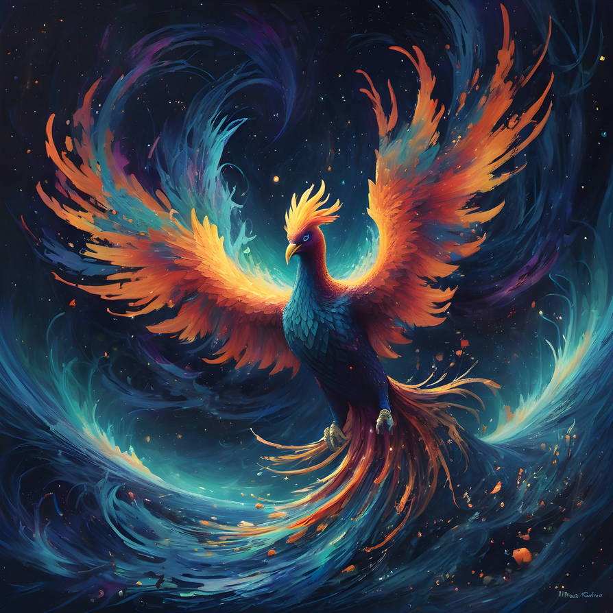 Phoenix Orginal Color A Phoenix (Different color and temperature Flames) by Kumapaws376 on ...