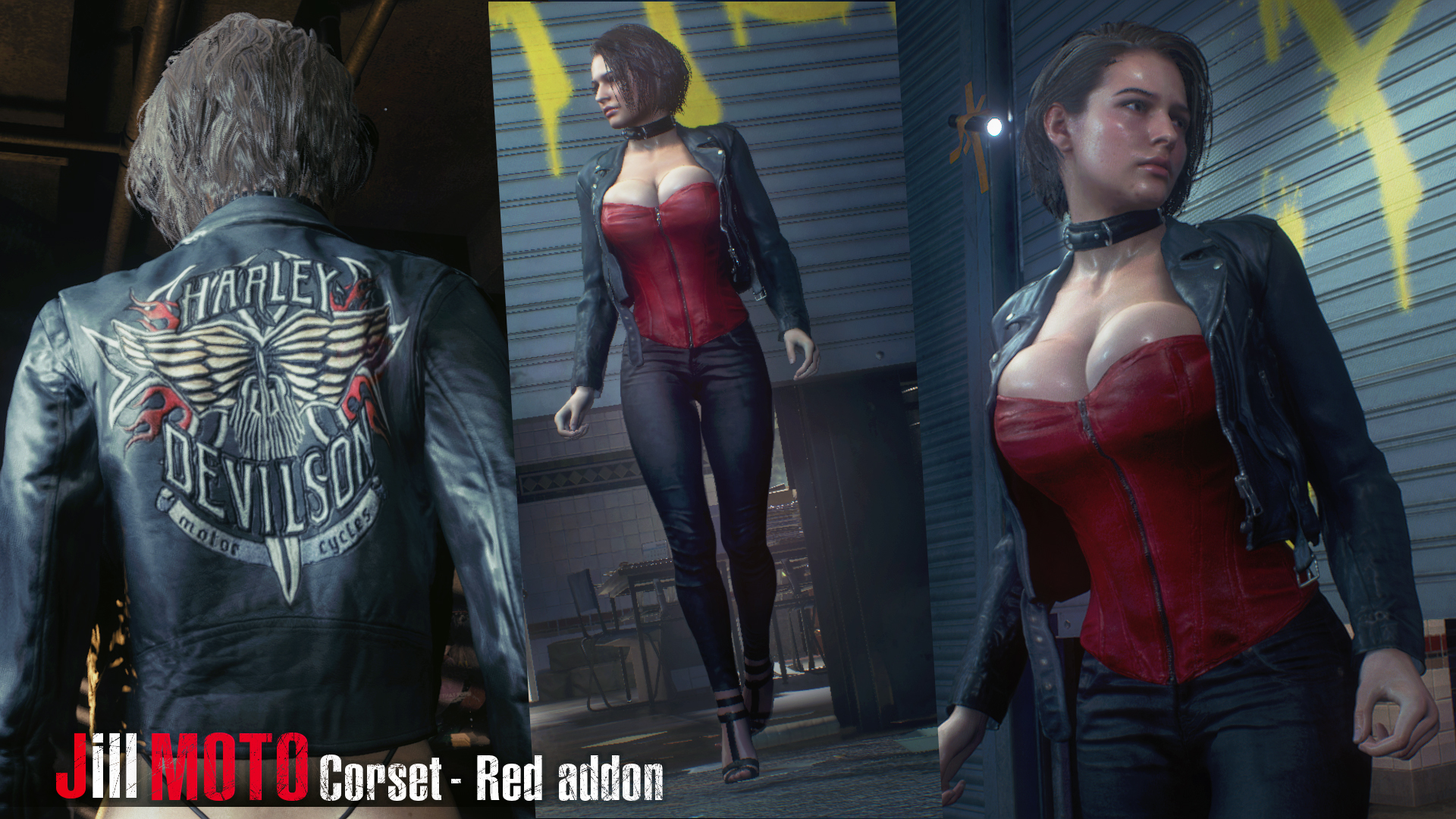 Classic Claire Redfield with Resident Evil 2 Remake Outfit addon