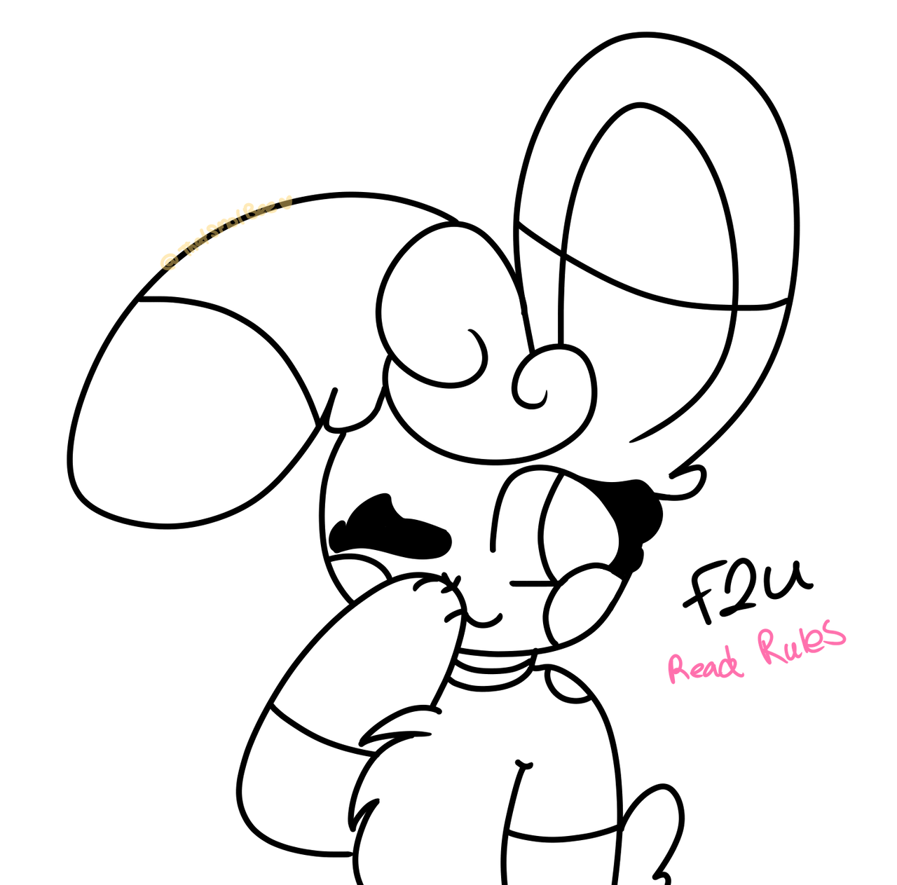 Fnaf Rabbit Base F2U Fnaf bunny base (Redraw) by MarshmallowFwuff on DeviantArt