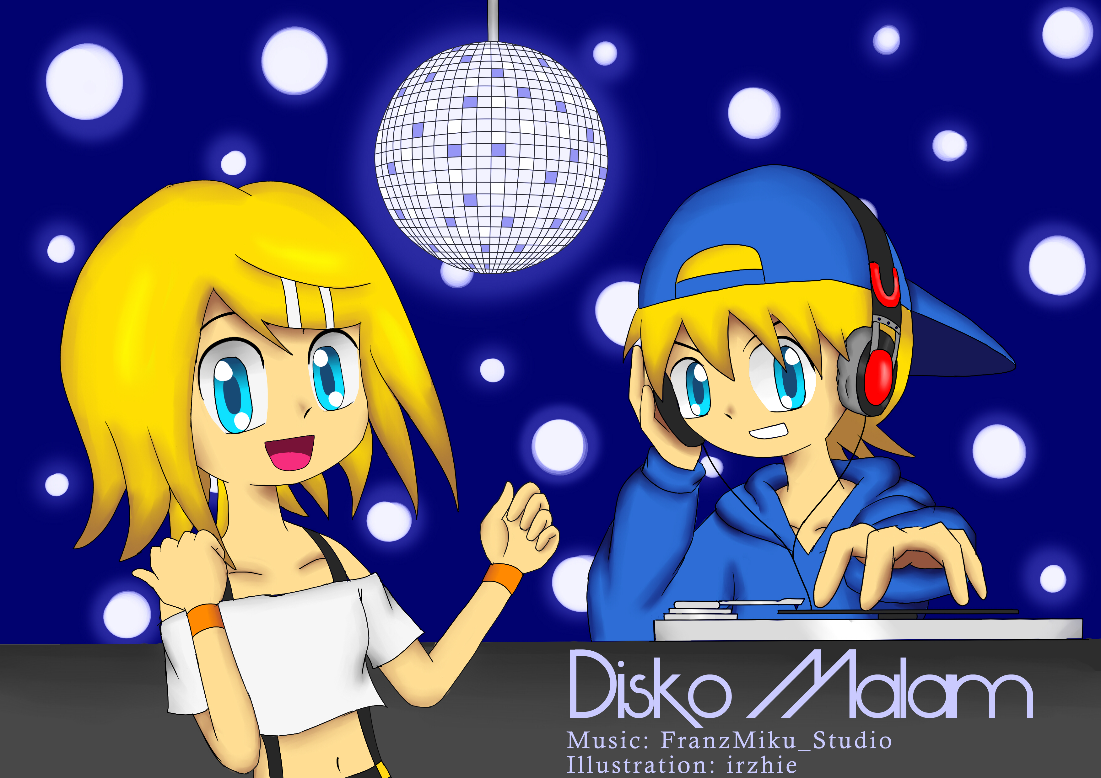 Kagamine Rin Len - Disko Malam (Disco Night)