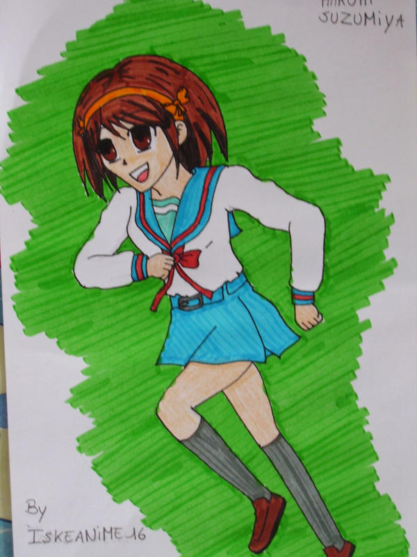 Haruhi by Iskeanime16 on DeviantArt