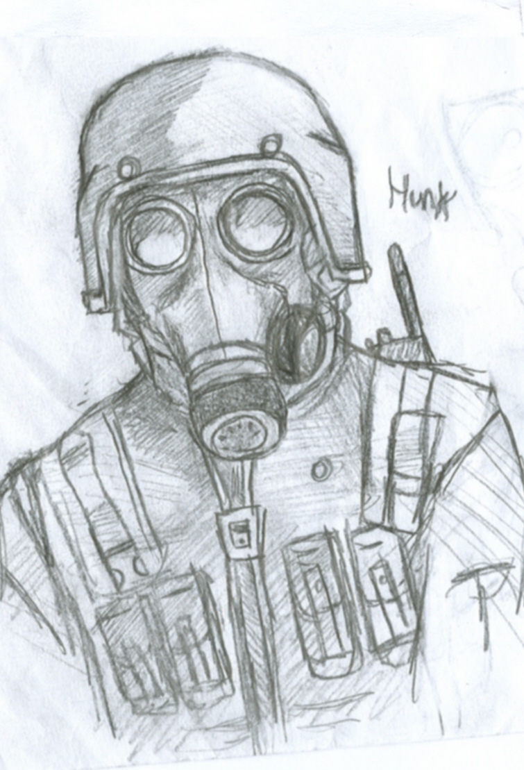 Re4 HUNK sketch