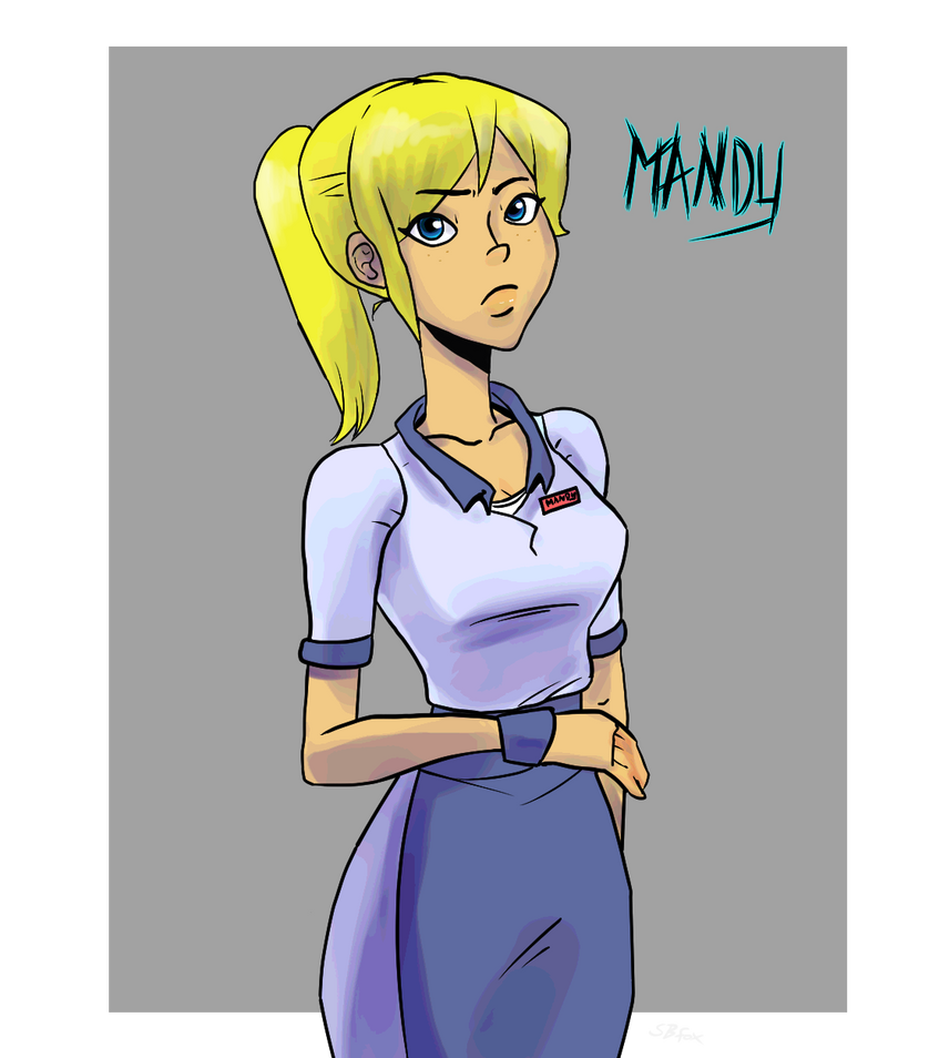 Mandy redesign by shadowblackfox on DeviantArt