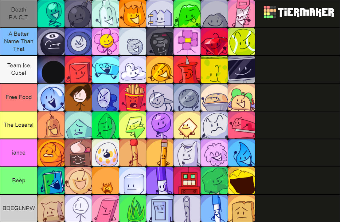My New BFB Teams By StressedDelimitation On DeviantArt my-new-bfb-teams-by-stresseddelimitation-on-deviantart