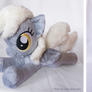 Derpy inspired laying plush