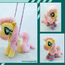 Fluttershy plush bag: details