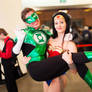 Green Lantern and Wonder Woman xDDD