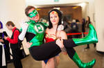 Green Lantern and Wonder Woman xDDD