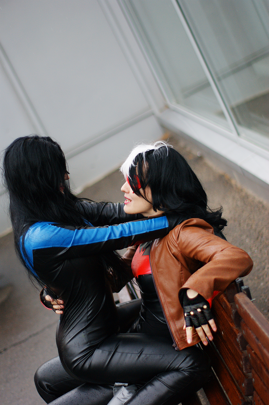 Fem/Nightwing and Fem/RedHood~