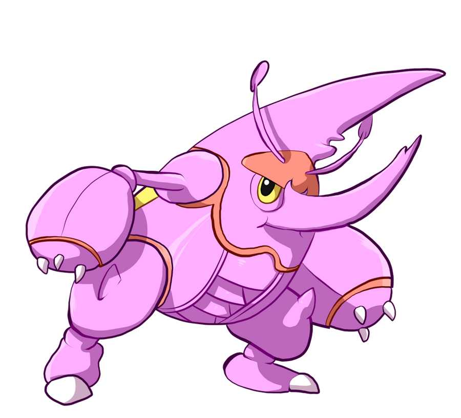 Collab Shiny!Mega!Heracross by trusslark on DeviantArt