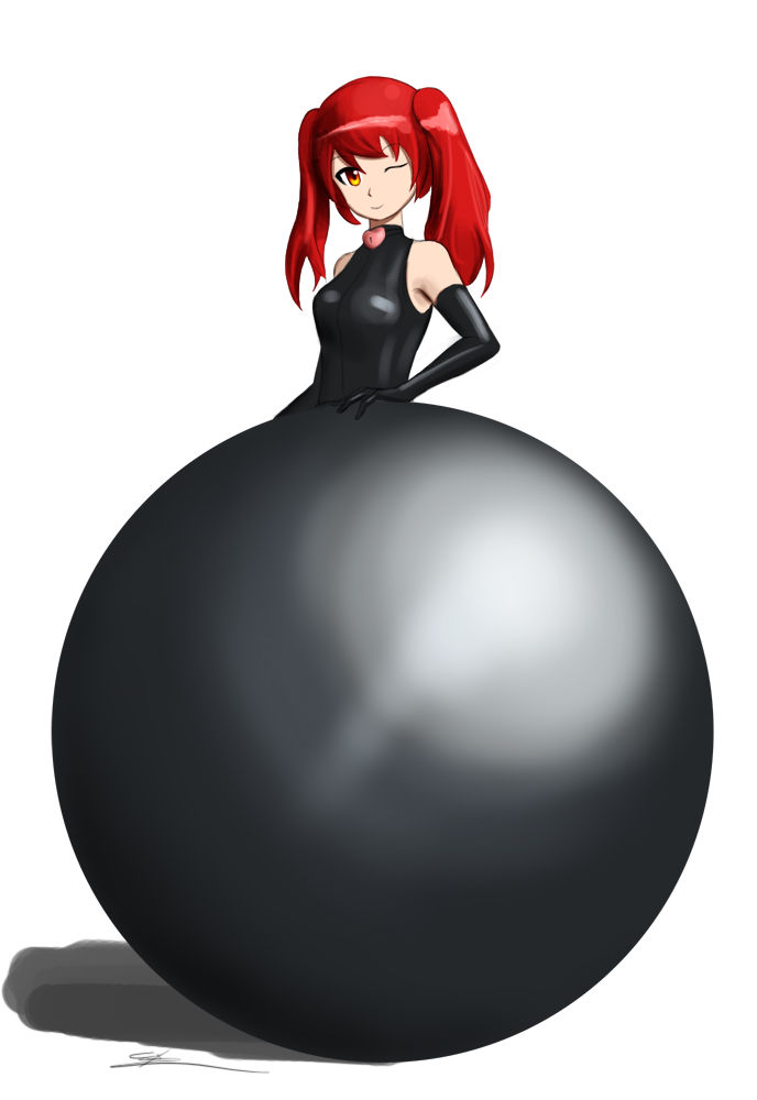 Commission Aki Having A Ball By Roughlyhalfofsweden On Deviantart