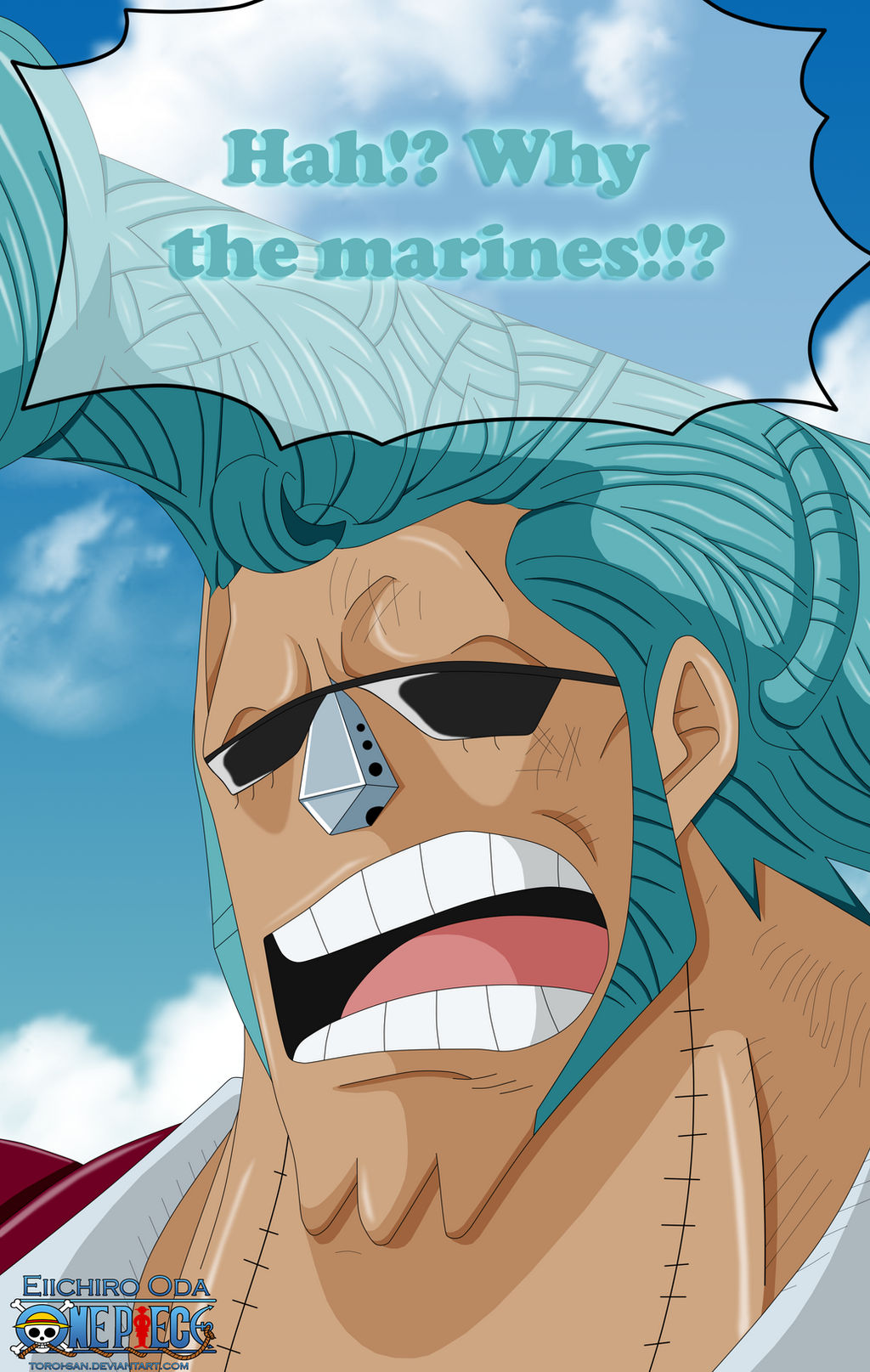 One Piece 735 Franky By Toroi San On Deviantart One Piece 735 Franky By Toroi San On Deviantart
