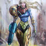 Samus battle damaged