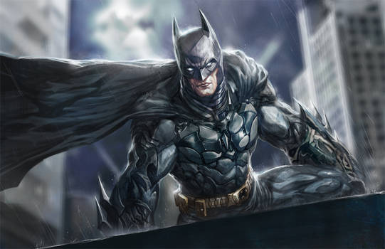 Batman chilling