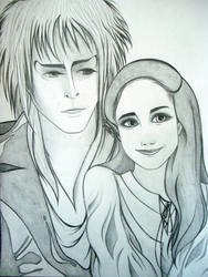 Jareth + Sarah by Nonsensicle