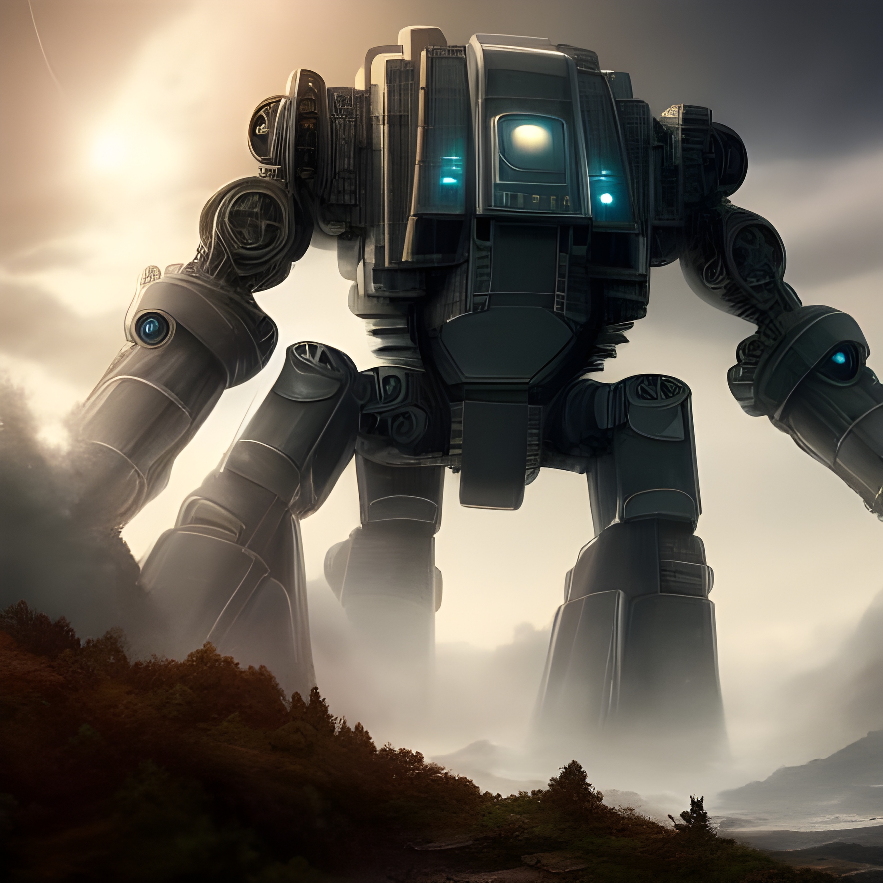 AI Art Giant Robot By AkaFelix On DeviantArt ai-art-giant-robot-by-akafelix-on-deviantart