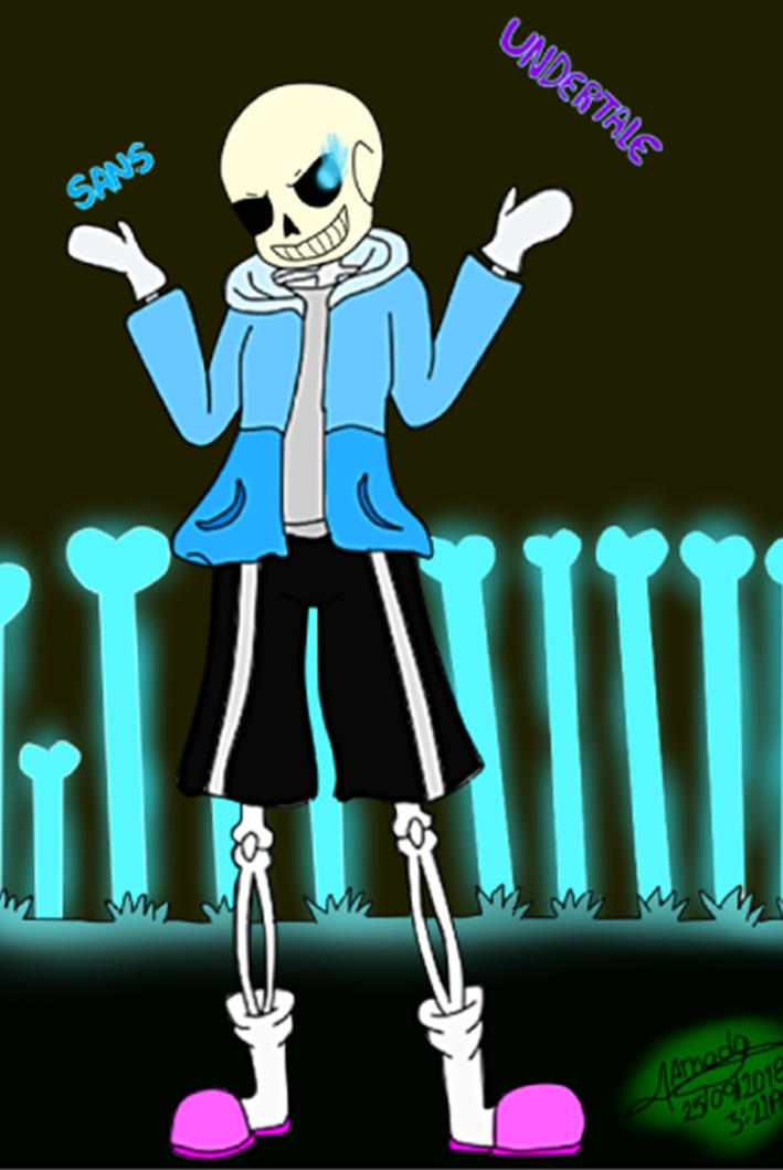 Sans Skeleton Undertale by CARETIX on DeviantArt