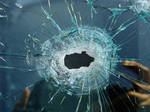 bullet hole glass 2
