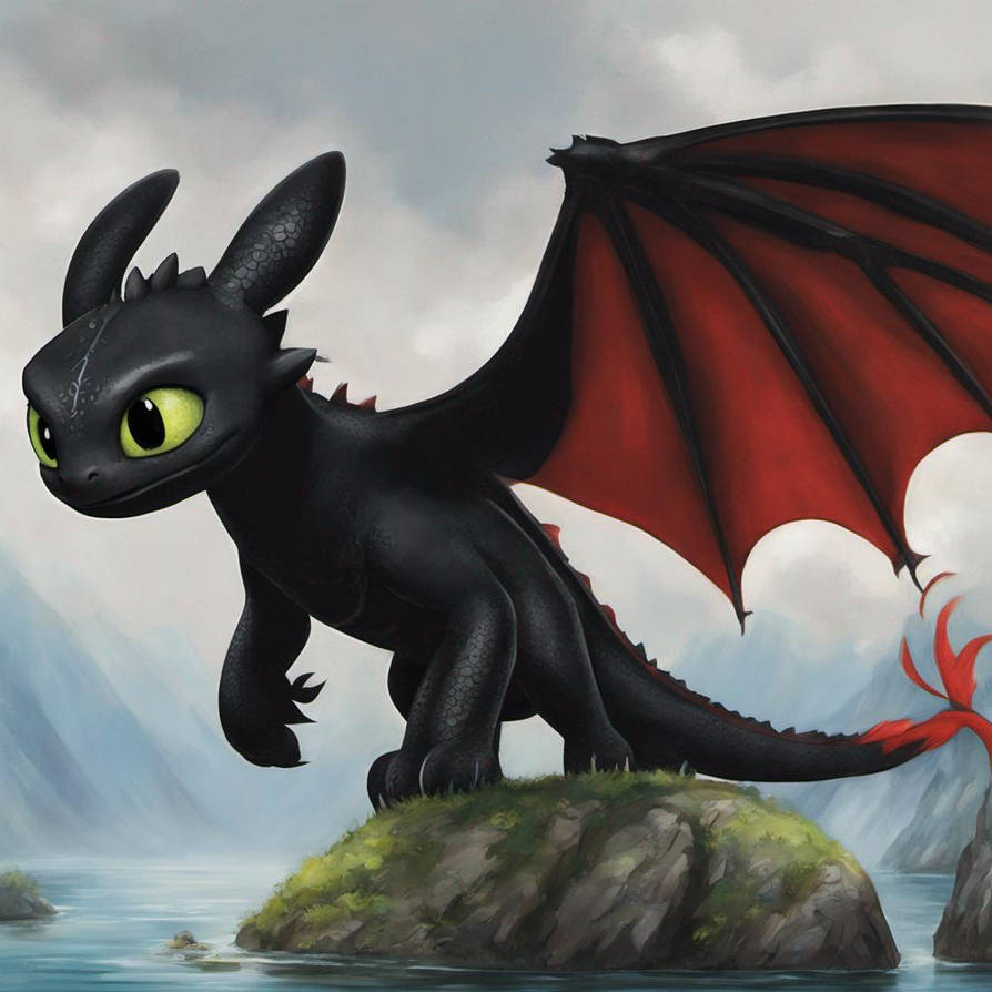 Toothless DreamUp 8 by Luna-Haddock on DeviantArt