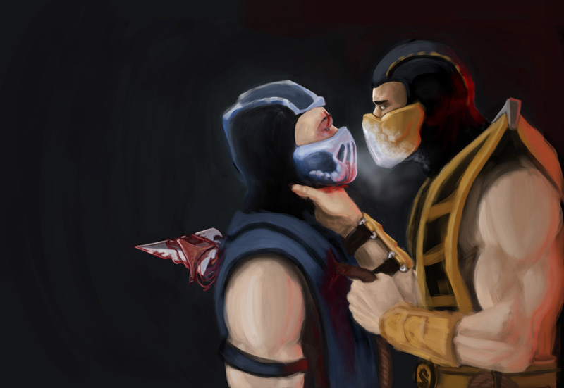 Scorpion kills Sub-Zero