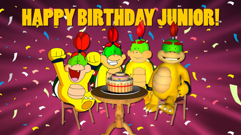A day with Bowser Jr 8th anniversary! by dannywaving on DeviantArt.